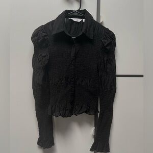 & Other Stories Smocked Blouse